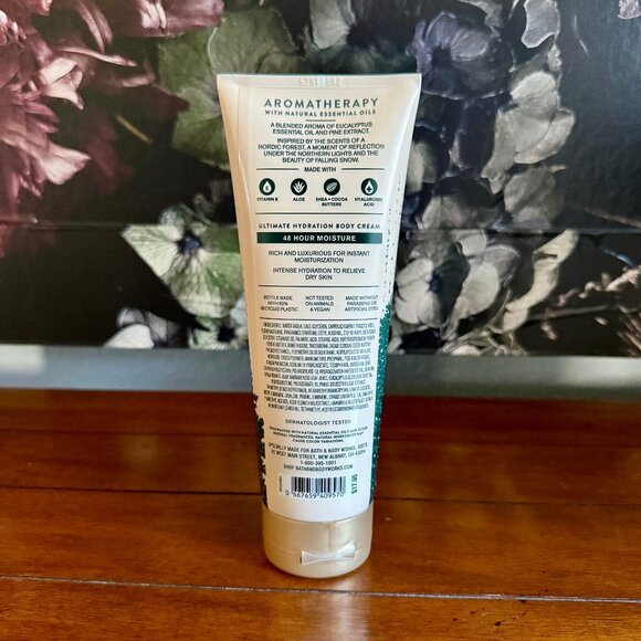 NEW EUCALYPTUS PINE Body Cream Full Size 8oz Bath & Body Works - Picture 2 of 2